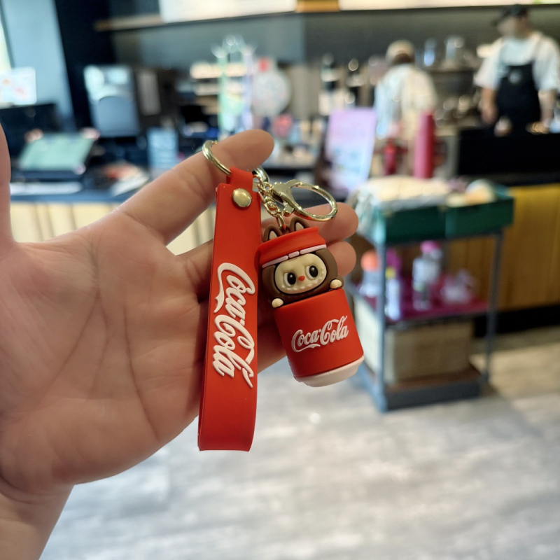 Biaopan PVC ключодържател: карикатурна овца, мини кукла‑висулка, подходящ за подарък