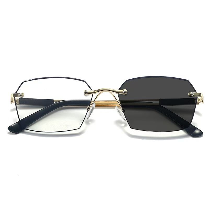 Γυαλιά ανάγνωσης χωρίς σκελετό με φακούς AC, με δυνατότητα αλλαγής χρώματος ανά φωτισμό, προστασία από μπλε φως, UV αντοχή, για κοντινή και μακρινή όραση, Φθινόπωρο 2024