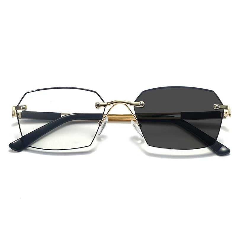 Γυαλιά ανάγνωσης χωρίς σκελετό με φακούς AC, με δυνατότητα αλλαγής χρώματος ανά φωτισμό, προστασία από μπλε φως, UV αντοχή, για κοντινή και μακρινή όραση, Φθινόπωρο 2024