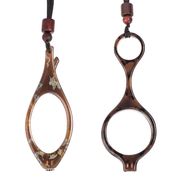 Γυαλιά ανάγνωσης με κολιέ, σχέδιο κρεμαστό από τον λαιμό, αναδιπλούμενα, στρογγυλός σκελετός, ελαφρύ PC πλαίσιο με φακούς ρητίνης, για ηλικιωμένους