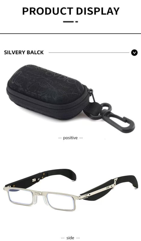 Γυαλιά ανάγνωσης με φακούς από ρητίνη και προστασία από μπλε φως, υπερ-ελαφρά, φορητά αναδιπλούμενα, πλήρες πλαίσιο, τετράγωνος σχεδιασμός, για ηλικιωμένους