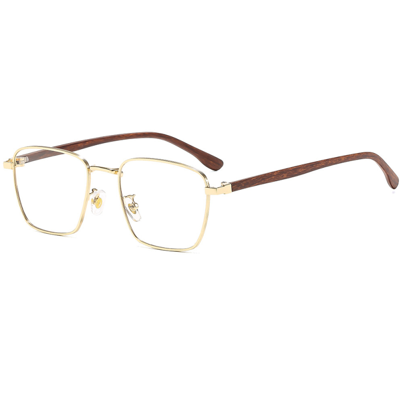 Γυαλιά ανάγνωσης με προστασία από μπλε φως, PC φακοί, πλήρης σκελετός, μεταλλικός και PC σκελετός, τετράγωνο σχήμα