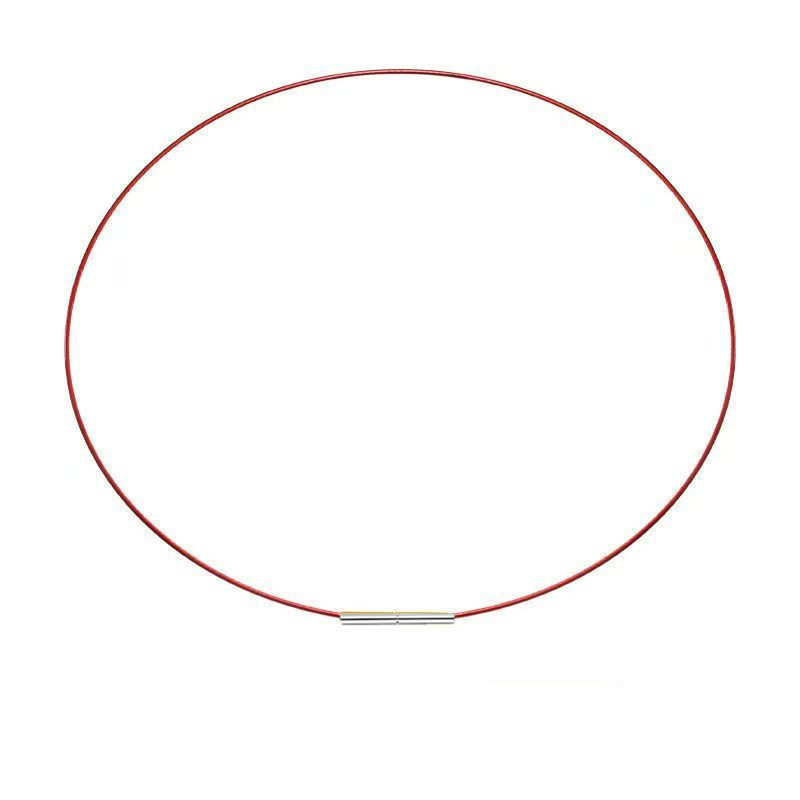 Kaelakee, geomeetriline, mitmekihiline roostevabast terasest madu-kett ja titaniumpuust ripats