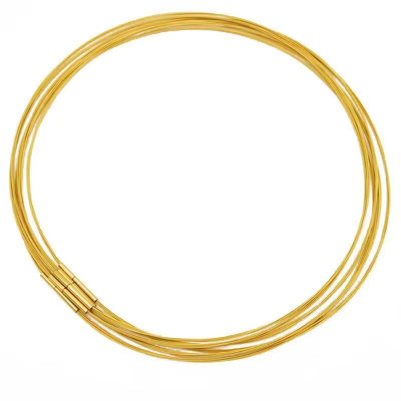 Kaelakee, geomeetriline, mitmekihiline roostevabast terasest madu-kett ja titaniumpuust ripats