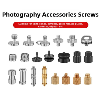 Kameras hot shoe adaptera skrūve - alumīnija sakausējums, 1 gab.