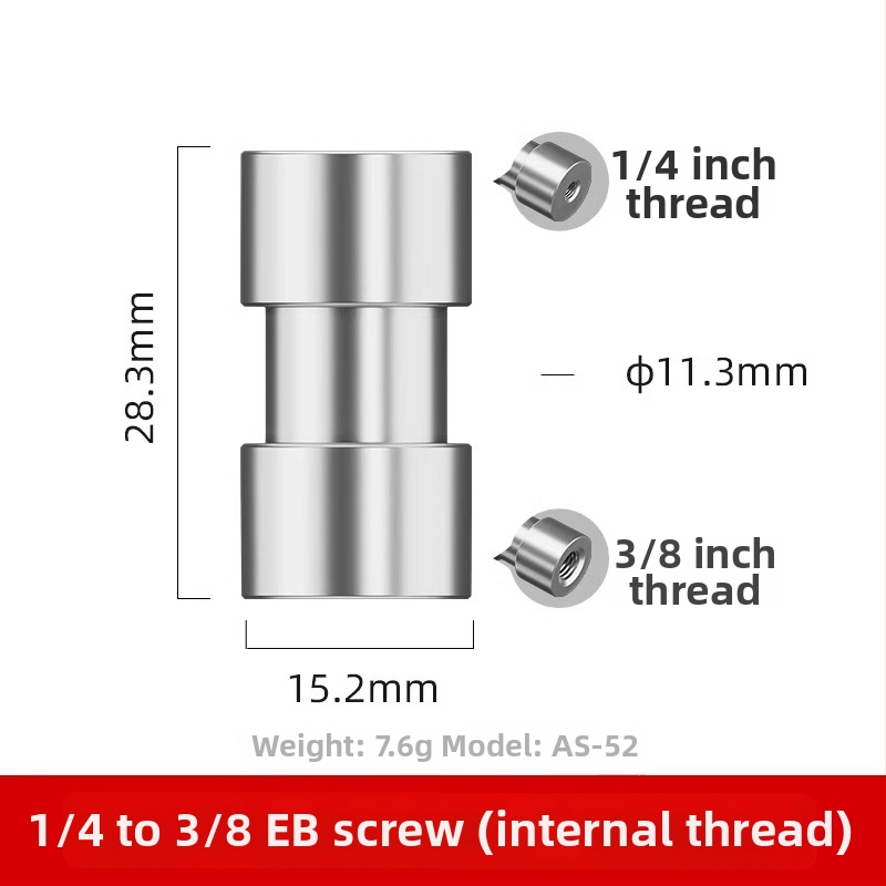 Kameras hot shoe adaptera skrūve - alumīnija sakausējums, 1 gab.