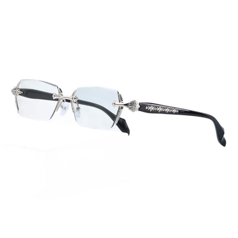 Γυαλιά ανάγνωσης χωρίς σκελετό με PC φακούς, αντί-μπλε φως, τετράγωνο σχήμα, άνοιξη 2025