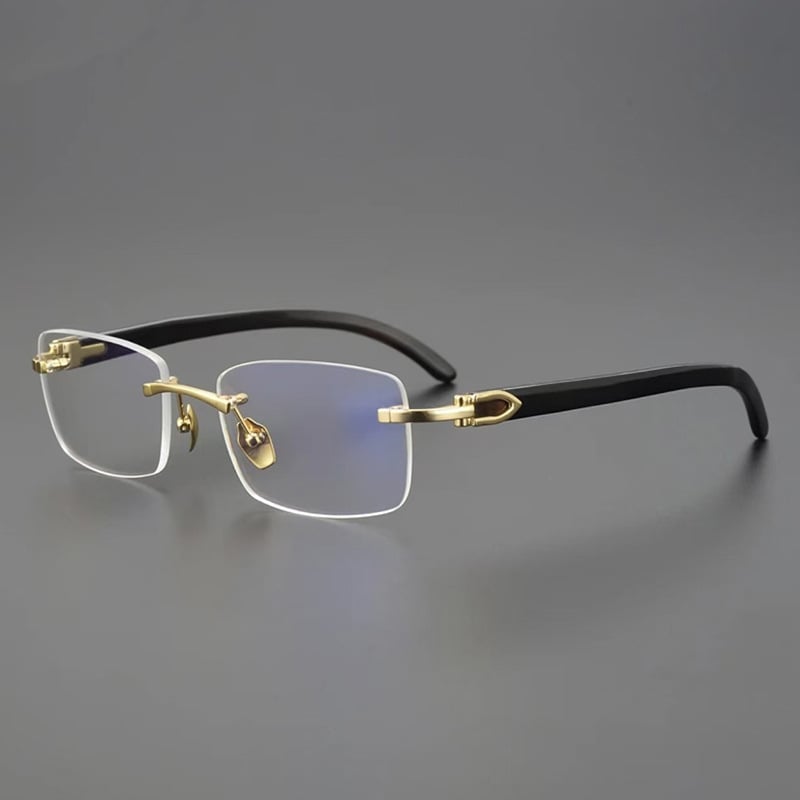 Γυαλιά ανάγνωσης χωρίς σκελετό, με αντι-μπλε φως, τετράγωνο σχήμα, για ηλικιωμένους άνδρες
