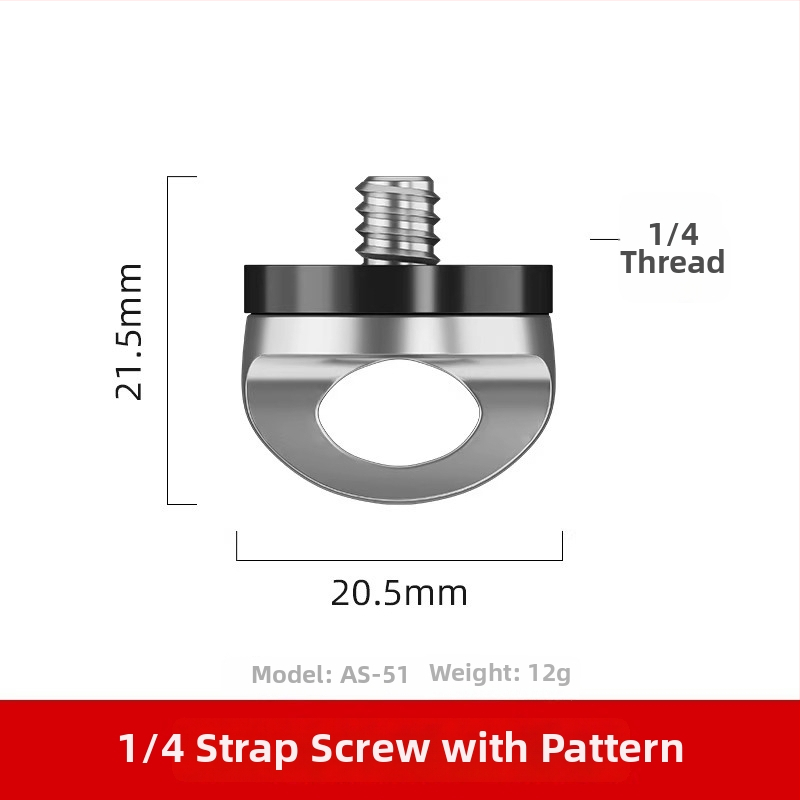 Kaamera kuumjalanõu adapteri kruvi - alumiiniumist sulam, 1 tk
