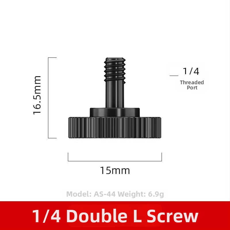 Kaamera kuumjalanõu adapteri kruvi - alumiiniumist sulam, 1 tk