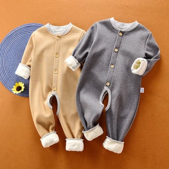 Pamut téli overál, hosszú ujjú, kapucni nélkül, 95% pamut, normál vastagság