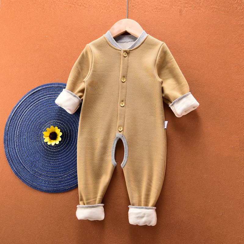 Pamut téli overál, hosszú ujjú, kapucni nélkül, 95% pamut, normál vastagság