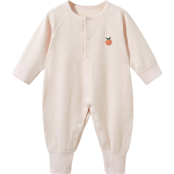 Baby romper kombinezon, 95% pamuk, za novorođenčad 0–12 mj, dugi rukavi, bez kapuljače, unisex, za sve sezone