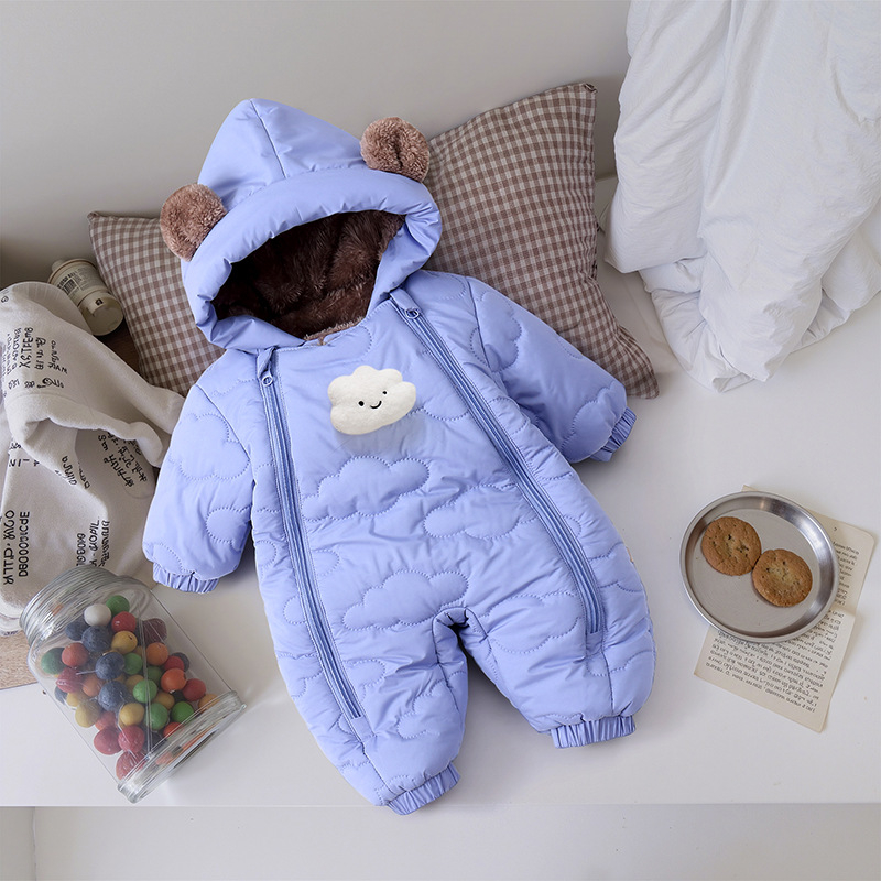 Dječji zimski prešivani kombinezon, unisex, na zip