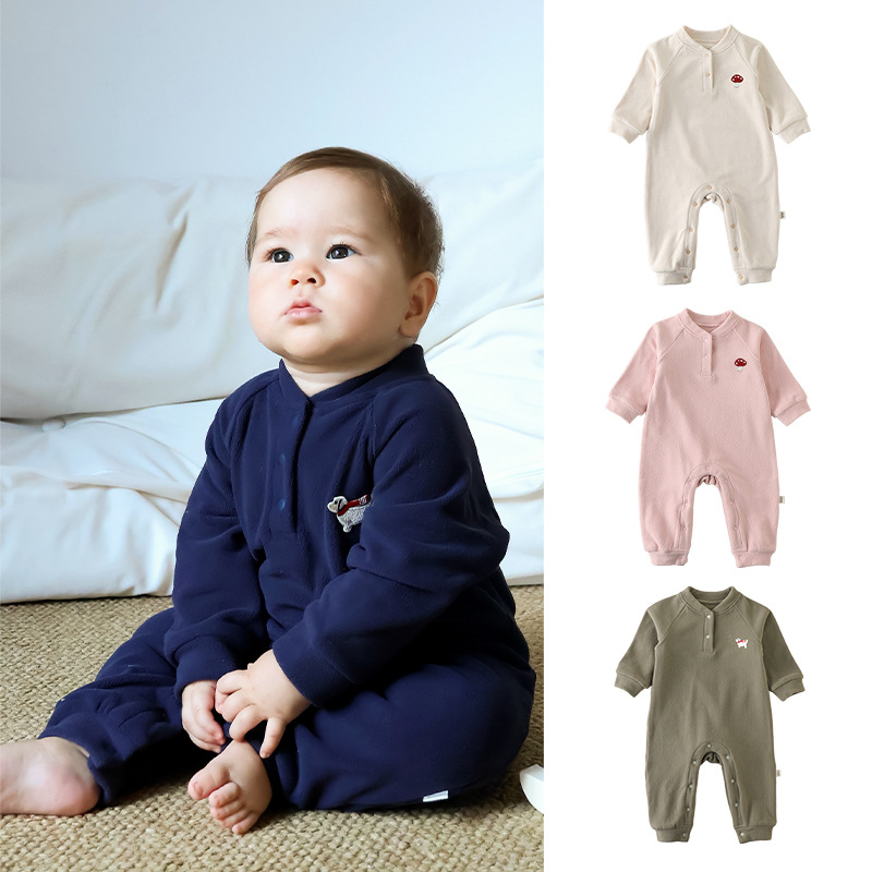 Zimski overal za bebe, unisex, dugi rukavi, jednostruko kopčanje, 100% poliester, uzrast 1–3 godine