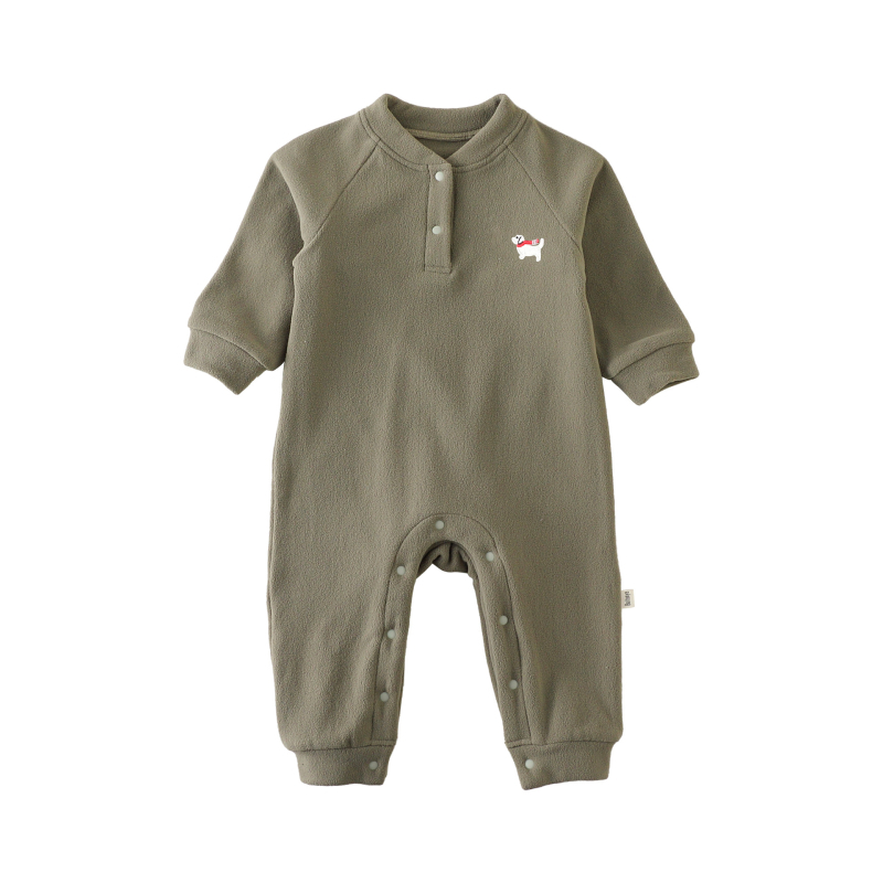 Zimski overal za bebe, unisex, dugi rukavi, jednostruko kopčanje, 100% poliester, uzrast 1–3 godine