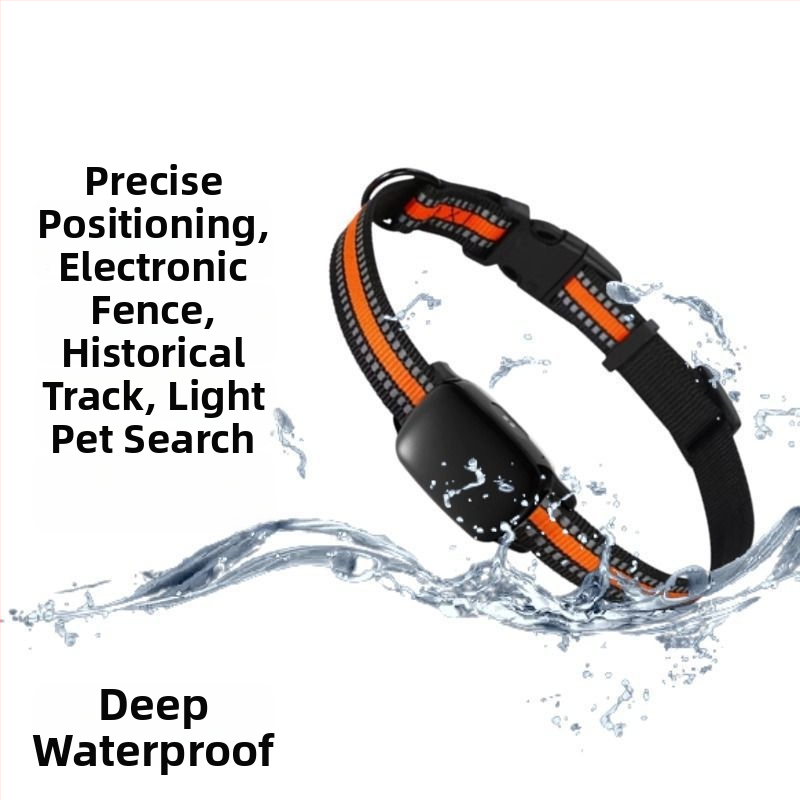 Suņu un kaķu atrašanās vietas kaklars ar attālo satelīta izsekošanu, piemērots suņiem un kaķiem, antizaudējums, Android savietojams