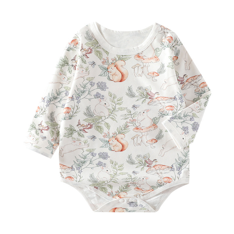 Novorođeni bodi od 100% pamuka, dugi rukavi, pull-on stil, unisex, sve sezone