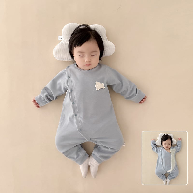 Baba overál őszi–téli szezonra, vastag anyag, 100% egyéb anyag, hosszú ujjú, kapucni nélküli, uniszex