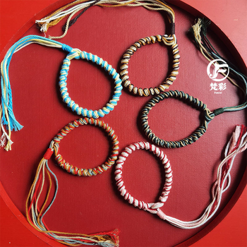 DIY преплетена гривна от корда, етно стил, тъкане, унисекс, пролет 2025