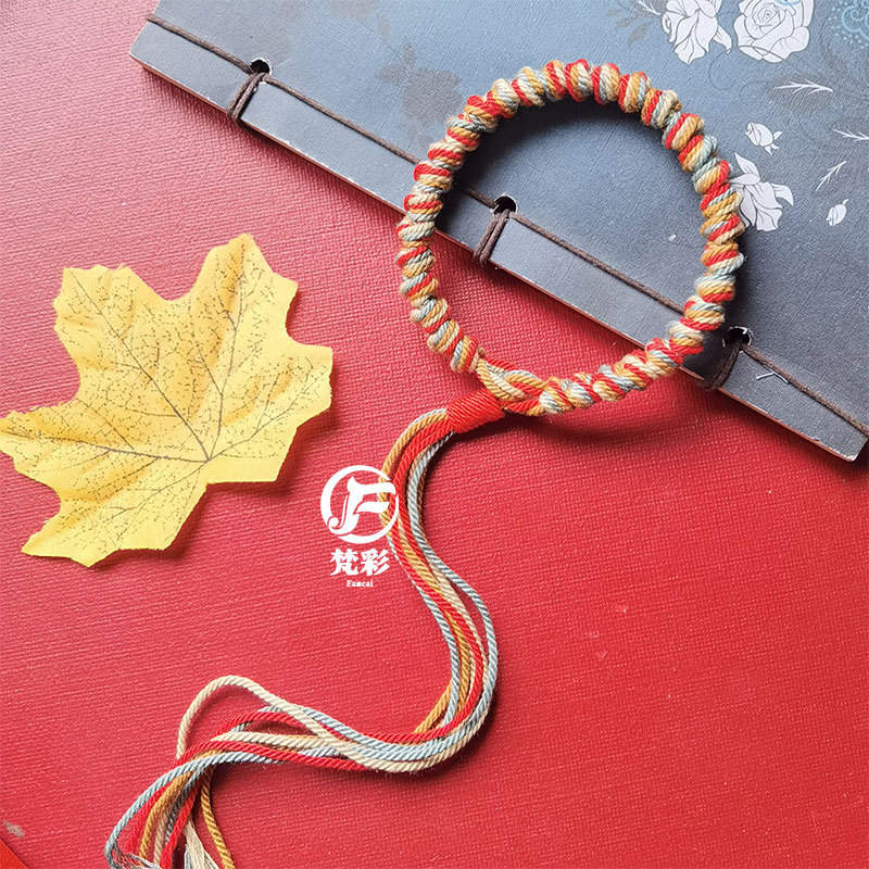 DIY преплетена гривна от корда, етно стил, тъкане, унисекс, пролет 2025