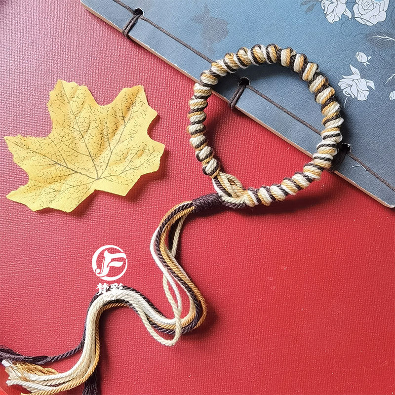 DIY преплетена гривна от корда, етно стил, тъкане, унисекс, пролет 2025