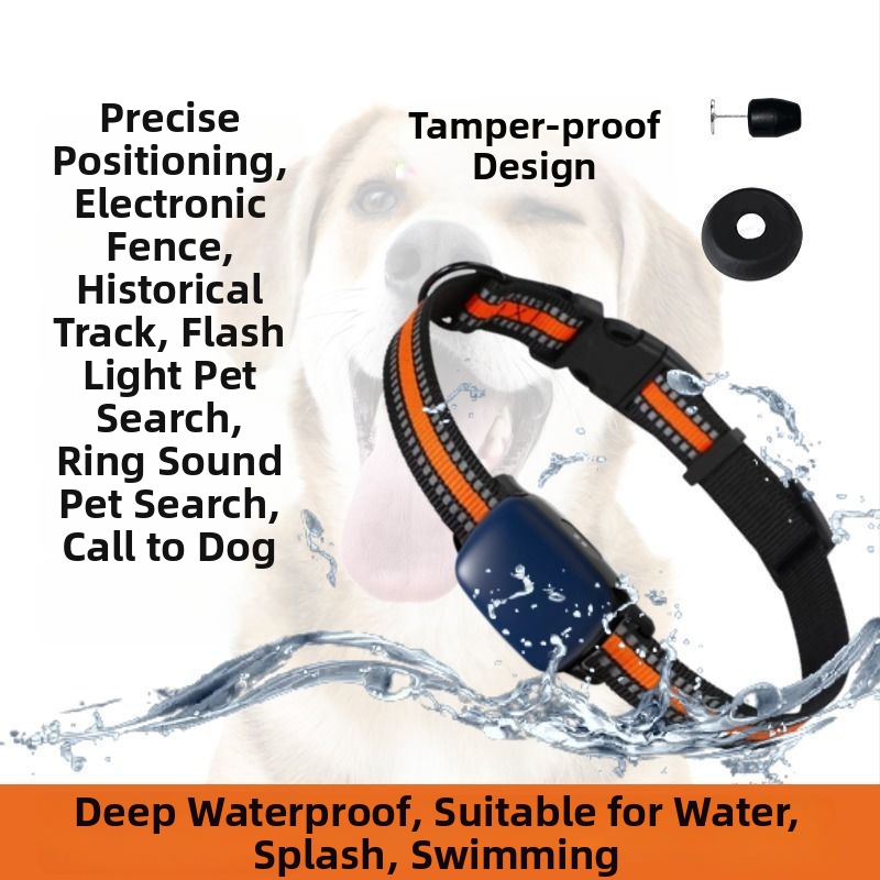 Kaķiem un mednieku suņiem — mājdzīvnieku izsekošanas kaklars ar satelītu GPS uzraudzību, Android saderīgs