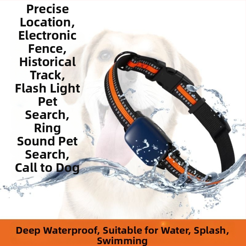 Dzīvnieku izsekotāja kaklasaite suņiem un kaķiem, pret pazūšanu, attālināts satelītu izsekošana, Android saderīgs