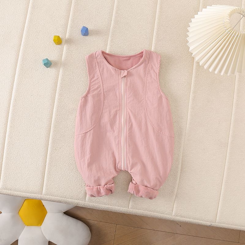 Dječji bezrukavni kombinezon, unisex, fleece podstava 100% poliester, proljeće–jesen, zatvarač, uzrast 1–3 godine
