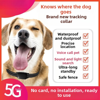 Dzīvnieku meklētāja kaklasaite – suņiem, kaķiem un medību suņiem – pret zaudēšanu, gudrais attālais satelīts, Android saderīgs