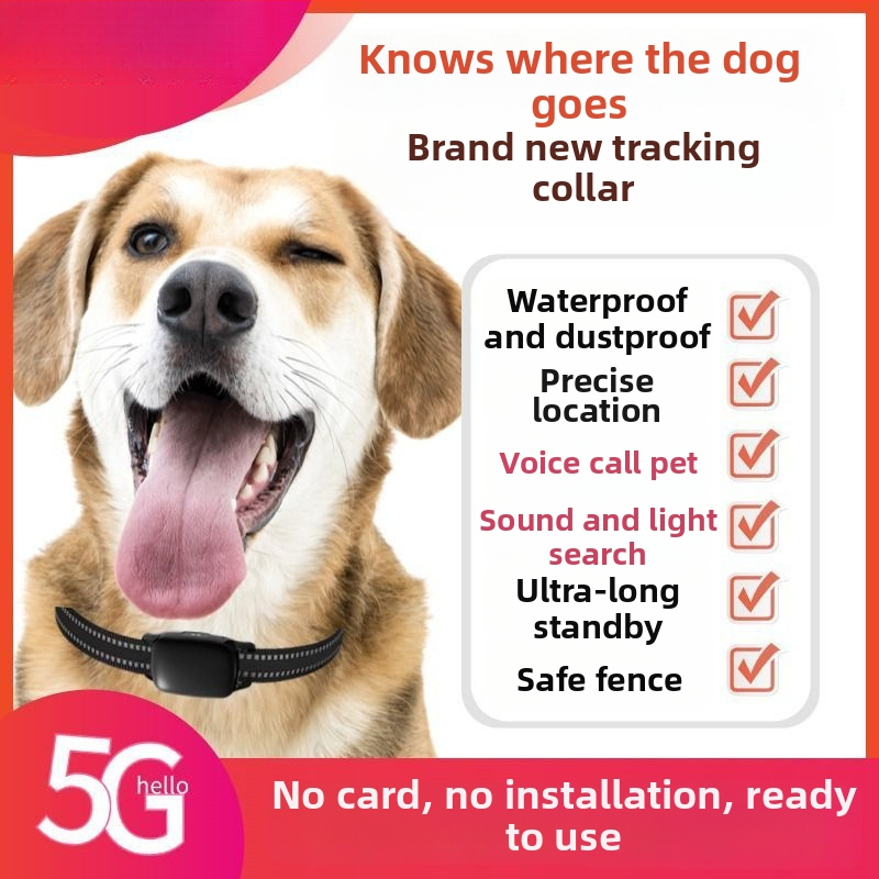 Dzīvnieku meklētāja kaklasaite – suņiem, kaķiem un medību suņiem – pret zaudēšanu, gudrais attālais satelīts, Android saderīgs