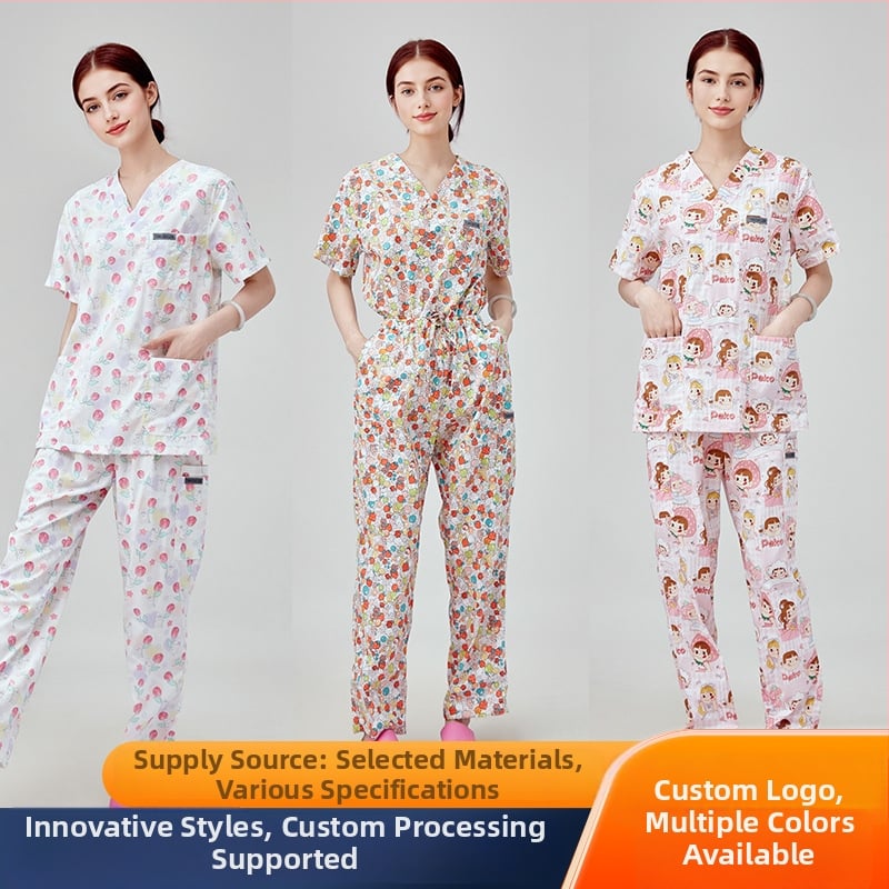 Operācijas zāles apģērbu komplekts, universāls divu daļu komplekts, īsām piedurknēm, vidēja garuma 65–80 cm, Chenille audums ar 80–90% poliesteru, mitrumu novadīt