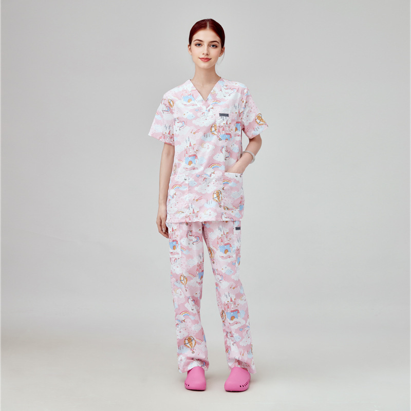 Operācijas zāles apģērbu komplekts, universāls divu daļu komplekts, īsām piedurknēm, vidēja garuma 65–80 cm, Chenille audums ar 80–90% poliesteru, mitrumu novadīt