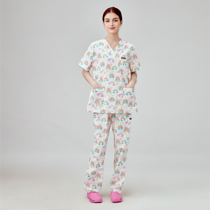 Operācijas zāles apģērbu komplekts, universāls divu daļu komplekts, īsām piedurknēm, vidēja garuma 65–80 cm, Chenille audums ar 80–90% poliesteru, mitrumu novadīt