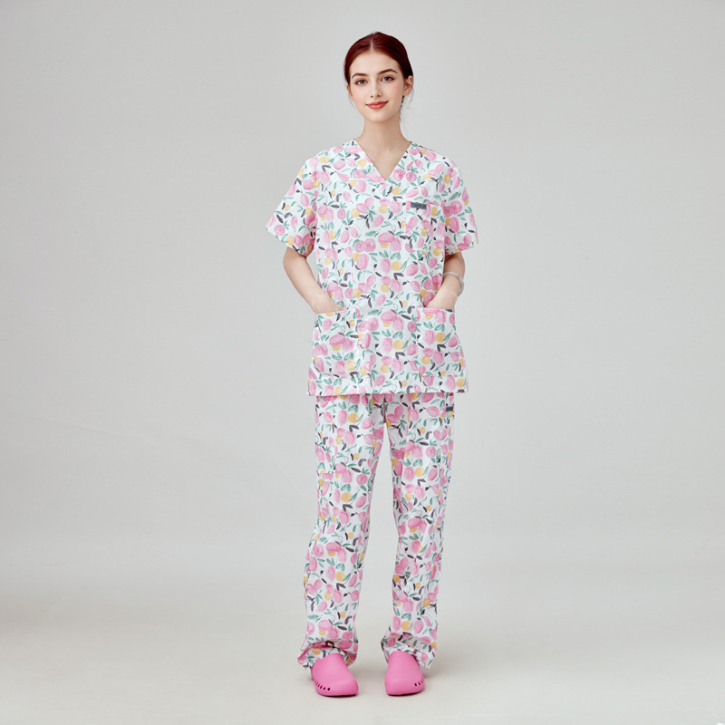 Operācijas zāles apģērbu komplekts, universāls divu daļu komplekts, īsām piedurknēm, vidēja garuma 65–80 cm, Chenille audums ar 80–90% poliesteru, mitrumu novadīt