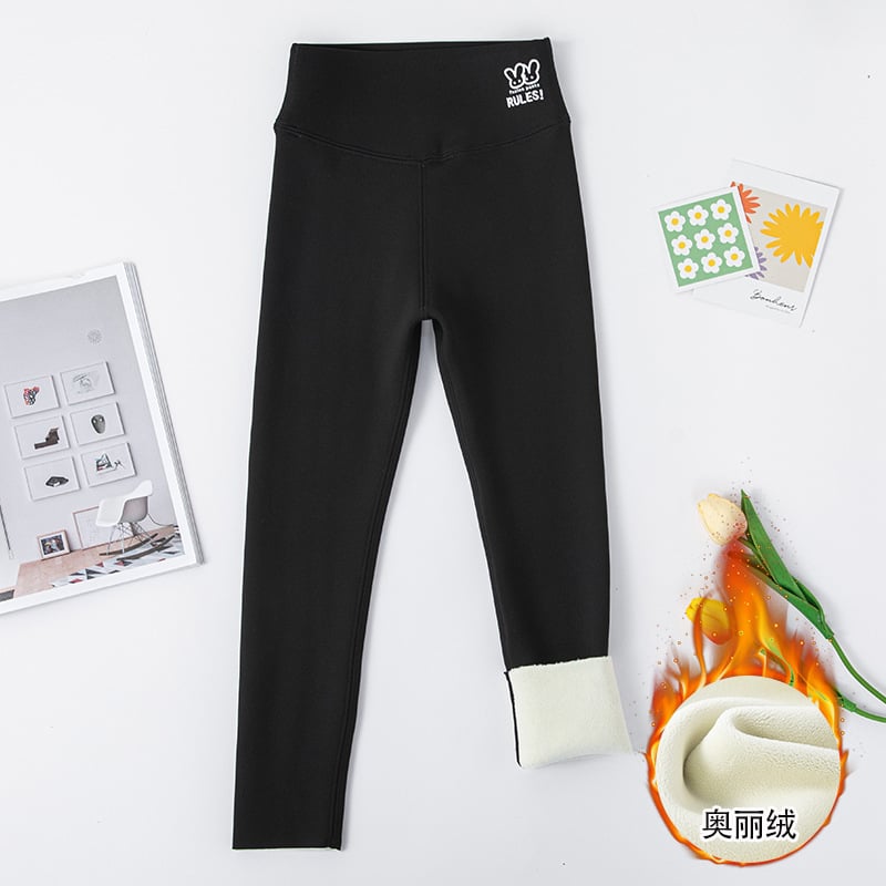 Dječje tajice s flis podstavom i uzorom žraloka, najlon 80%, visok struk, jesen zima