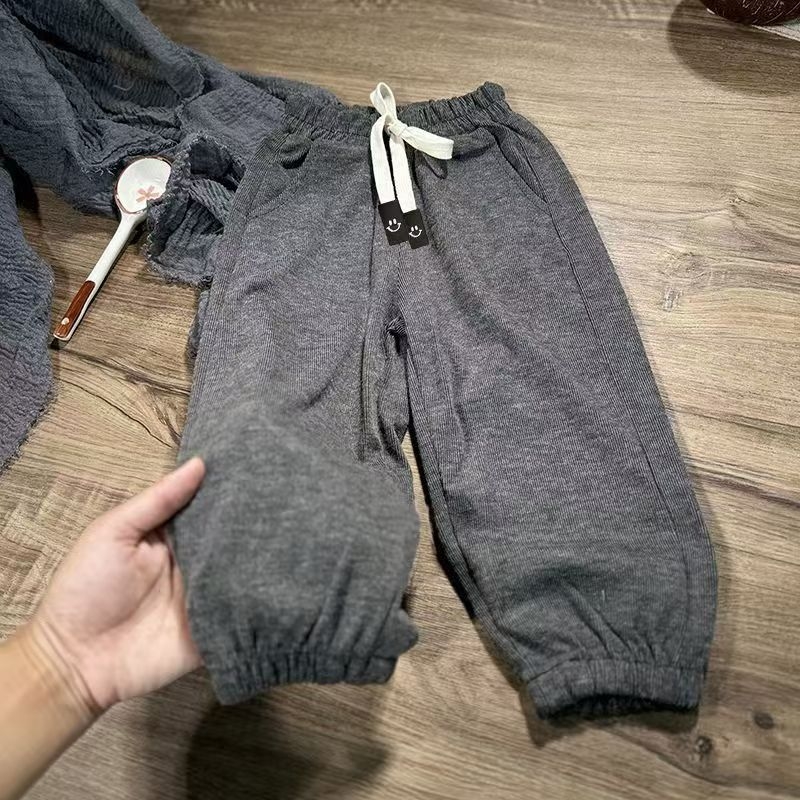 Dječje jogger hlače zima, unisex, srednji pojas, poliester 90%, meka izrada