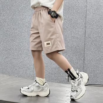 Dječje kratke hlače, ljeto 2025, casual unisex, 100% pamuk, elastični pojas