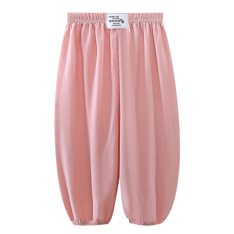Dječje ljetne bloomers hlače protiv komaraca, Ice Silk tkanina, elastični pojas, jednobojne, za djecu 3–8 godina