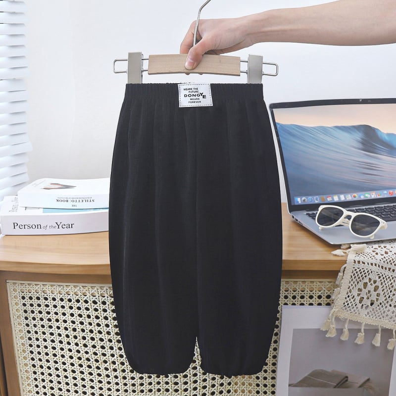 Dječje ljetne bloomers hlače protiv komaraca, Ice Silk tkanina, elastični pojas, jednobojne, za djecu 3–8 godina