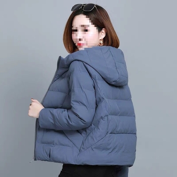 Ženska pamučna jakna s kapuljačom, ležernog kratkog kroja, korejski stil, toplo zimsko vanjsko odijelo