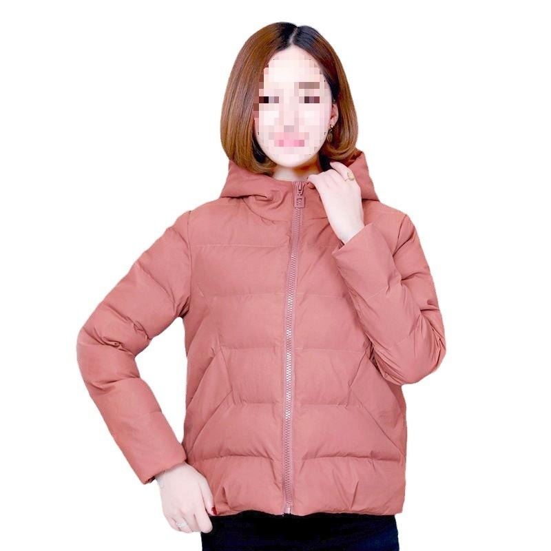 Ženska pamučna jakna s kapuljačom, ležernog kratkog kroja, korejski stil, toplo zimsko vanjsko odijelo