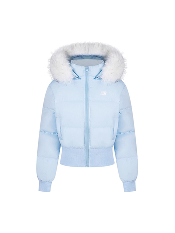 Pamut kabát prémes gallérral és kapucnival, derékban szűkített szabás, középhosszú, vastag poliészter anyag, cipzáros záródás