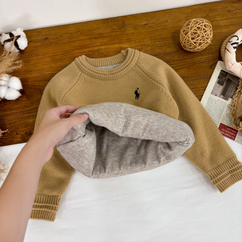 Dječji debeli pleteni džemper | dugi rukavi, okrugli izrez, unisex | 3–8 godina, zima–jesen