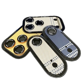 Kevlar lēcas aizsargsfiltrs iPhone 17 Pro Max — rūdīts stikls (Corning), pretatstarojums, pret pirkstu nospiedumiem, HD caurspīdīgums