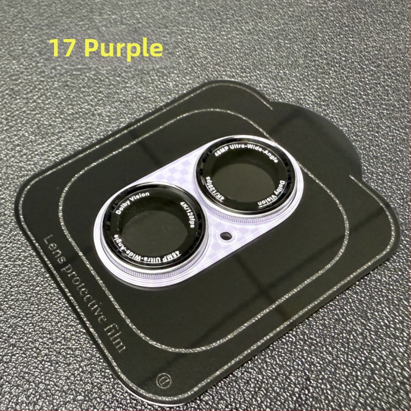 Kevlar lēcas aizsargsfiltrs iPhone 17 Pro Max — rūdīts stikls (Corning), pretatstarojums, pret pirkstu nospiedumiem, HD caurspīdīgums