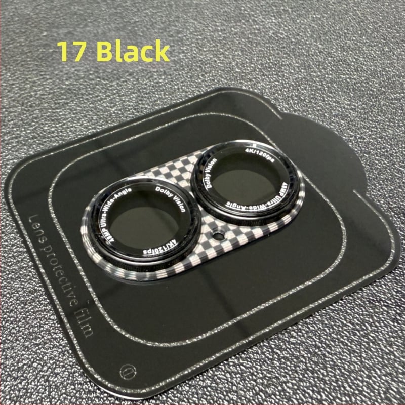 Kevlar lēcas aizsargsfiltrs iPhone 17 Pro Max — rūdīts stikls (Corning), pretatstarojums, pret pirkstu nospiedumiem, HD caurspīdīgums