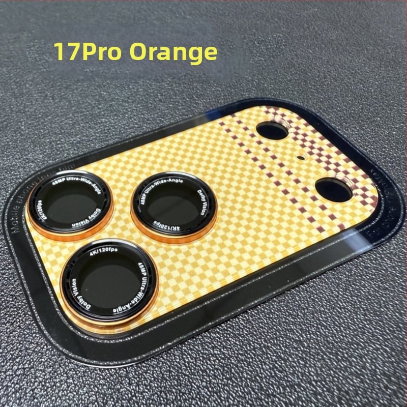 Kevlar lēcas aizsargsfiltrs iPhone 17 Pro Max — rūdīts stikls (Corning), pretatstarojums, pret pirkstu nospiedumiem, HD caurspīdīgums