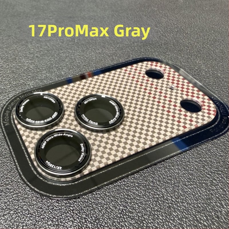 Kevlar lēcas aizsargsfiltrs iPhone 17 Pro Max — rūdīts stikls (Corning), pretatstarojums, pret pirkstu nospiedumiem, HD caurspīdīgums