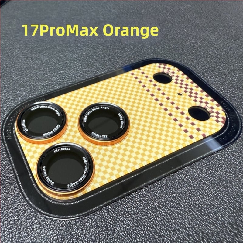 Kevlar lēcas aizsargsfiltrs iPhone 17 Pro Max — rūdīts stikls (Corning), pretatstarojums, pret pirkstu nospiedumiem, HD caurspīdīgums